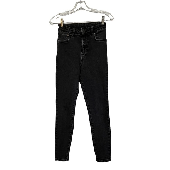 RAGGED JEANS SKinny High Rise Black Jeans Size 28 - Picture 1 of 7